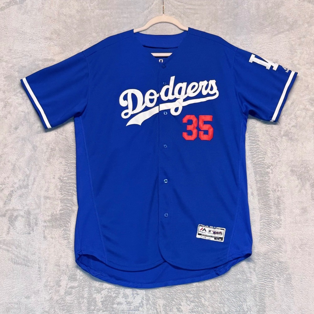 Cody Bellinger #35 Los Angeles Dodgers Baseball Jersey Mens L 48 Blue Majestic‎
